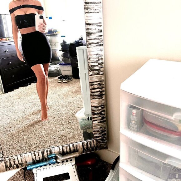 Bandage Bodycon Dress Herve Leger Style!Perfect 4 Valentine's Day!💕 Sz S - Picture 3 of 12